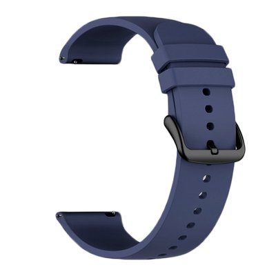 Ремінець силіконовий 20мм для Huawei Watch GT3 (42mm) | GT2 (42mm) темно-синій 05-6557 фото