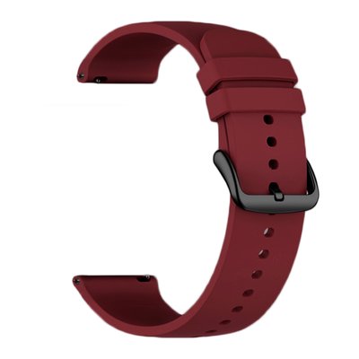 Ремінець силіконовий 20мм для Huawei Watch GT3 (42mm) | GT2 (42mm) марсала 05-6472 фото