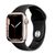 Силіконовий ремінець для Apple Watch 41|40|38 чорний / розмір S|M 3310 фото