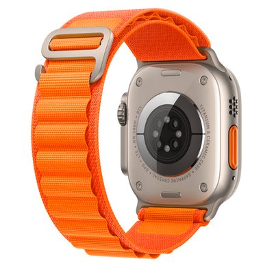 Ремінець нейлоновий Alpine для Apple Watch 49|45|44|42 мм orange 17294 фото