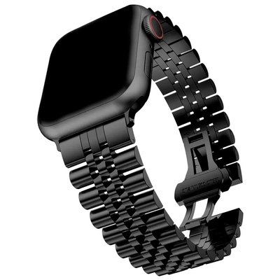 Металевий браслет Deep для Apple Watch 49|45|44|42 мм black 17997 фото
