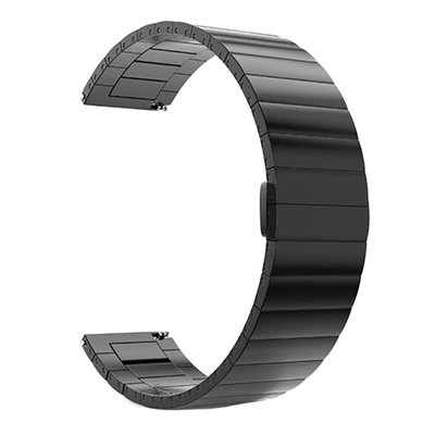Металевий браслет Link 20мм для Huawei Watch GT3 (42mm) | GT2 (42mm) black 04-16518 фото